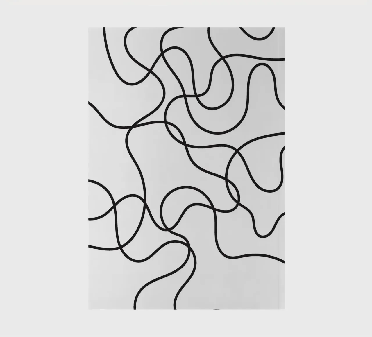 Line Scribble Abstract notebook by galihstudio