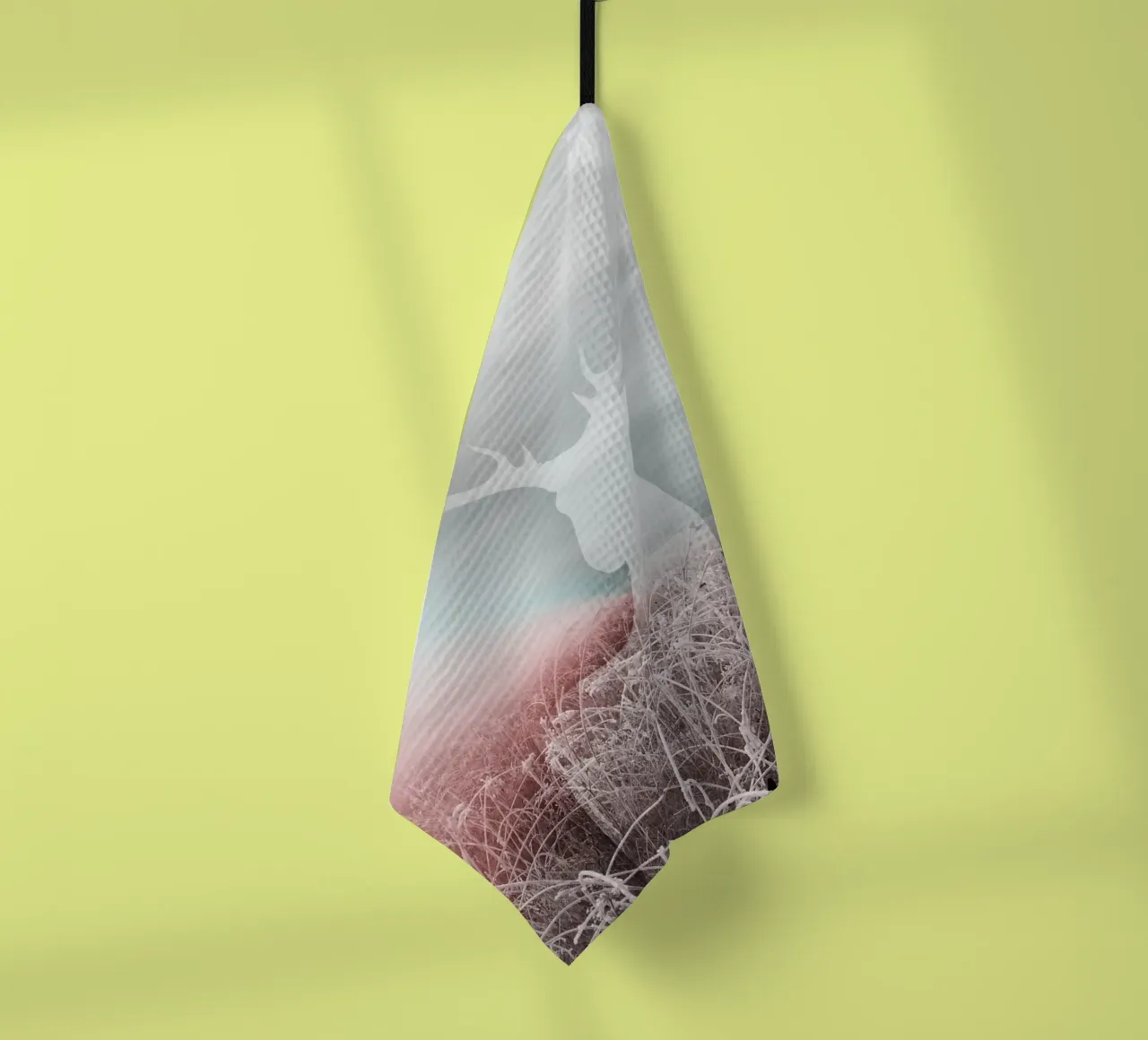 Cervi fantasma in un paesaggio invernale - Natura mistica canovaccio da cucina da NA/MO