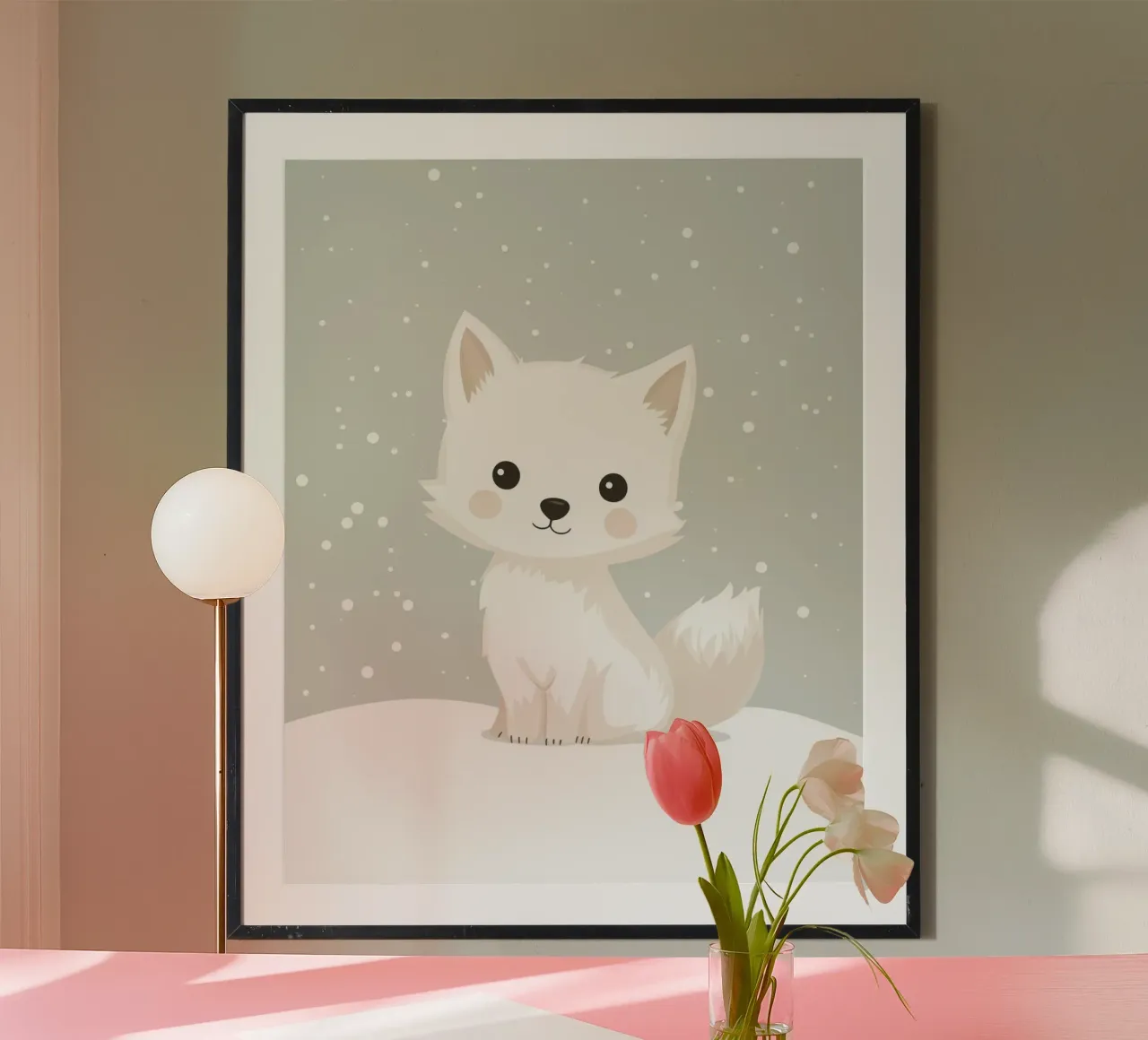 Lupo artico stravagante poster da Happy Littles