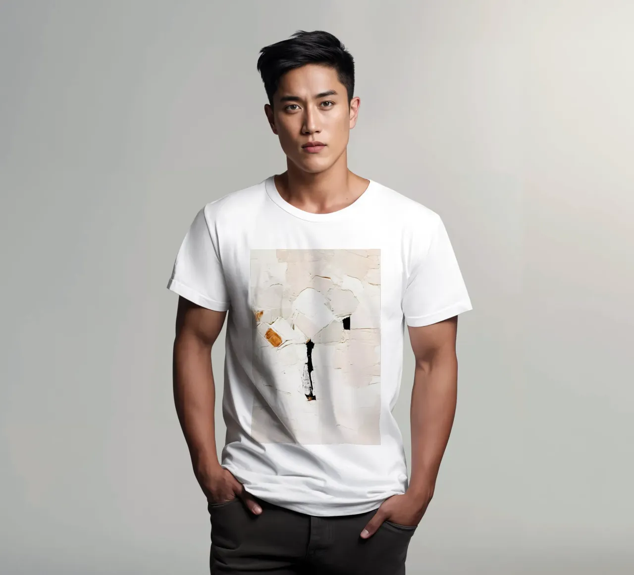 Neutral Abstract t-shirt da Ingrid Beddoes