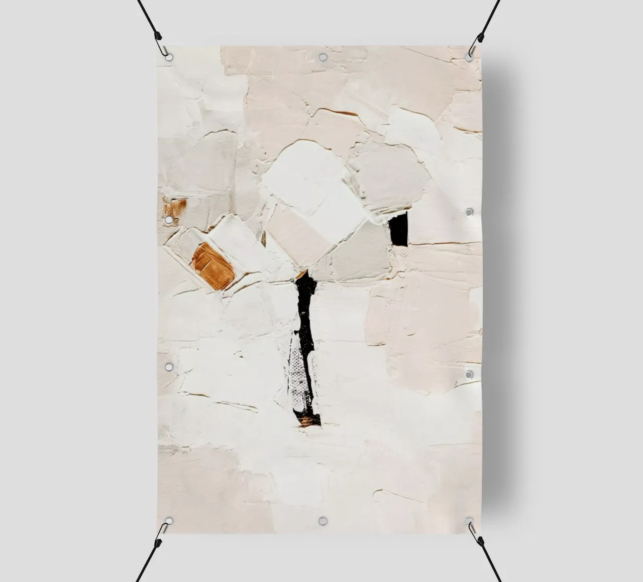 Neutral Abstract telo in pvc da Ingrid Beddoes