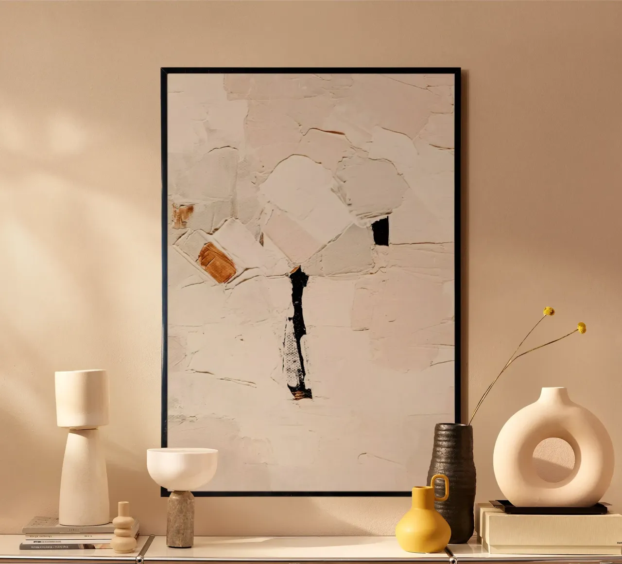 Neutral Abstract carta hahnemühle da Ingrid Beddoes