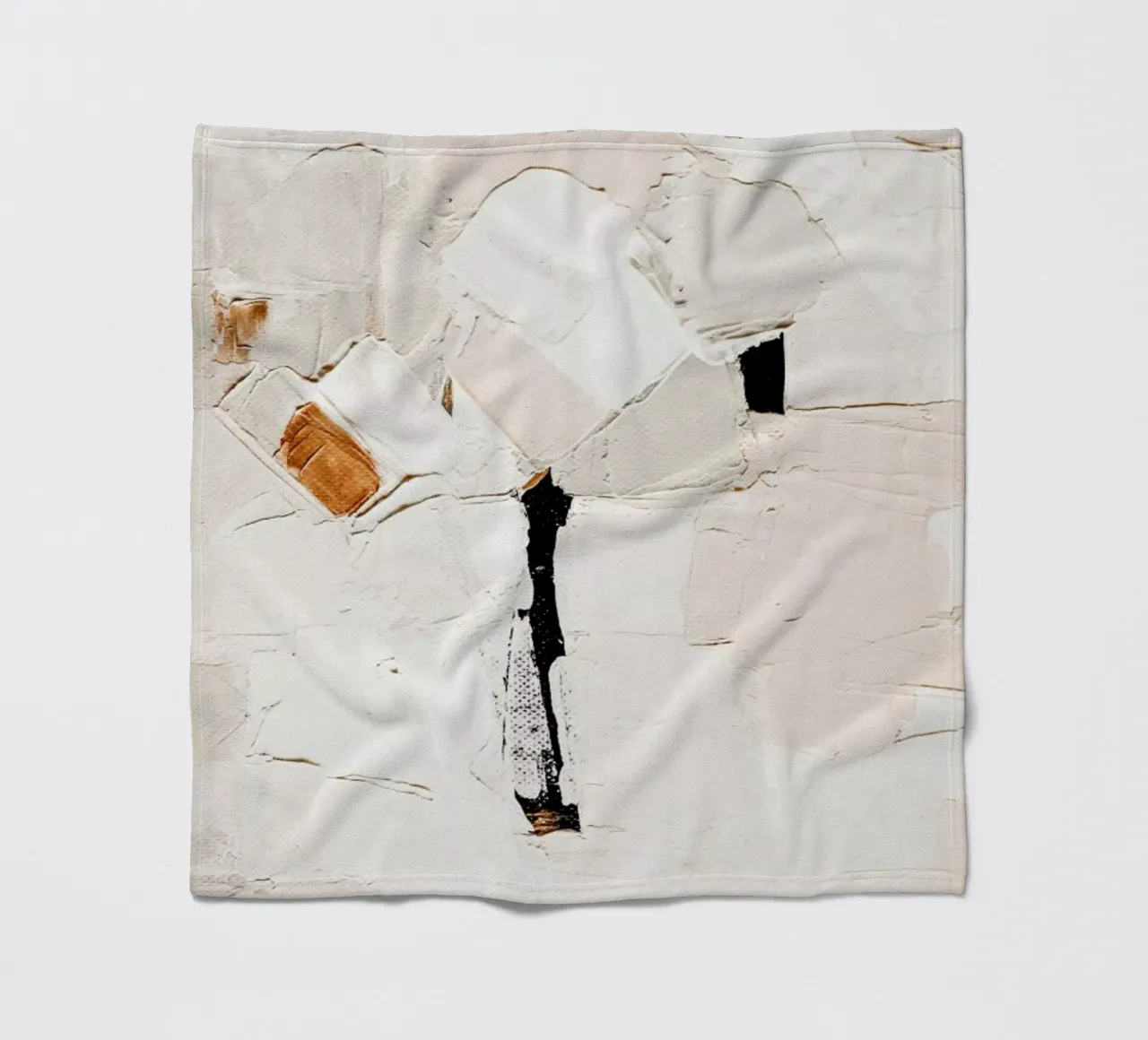Neutral Abstract coperta in pile da Ingrid Beddoes