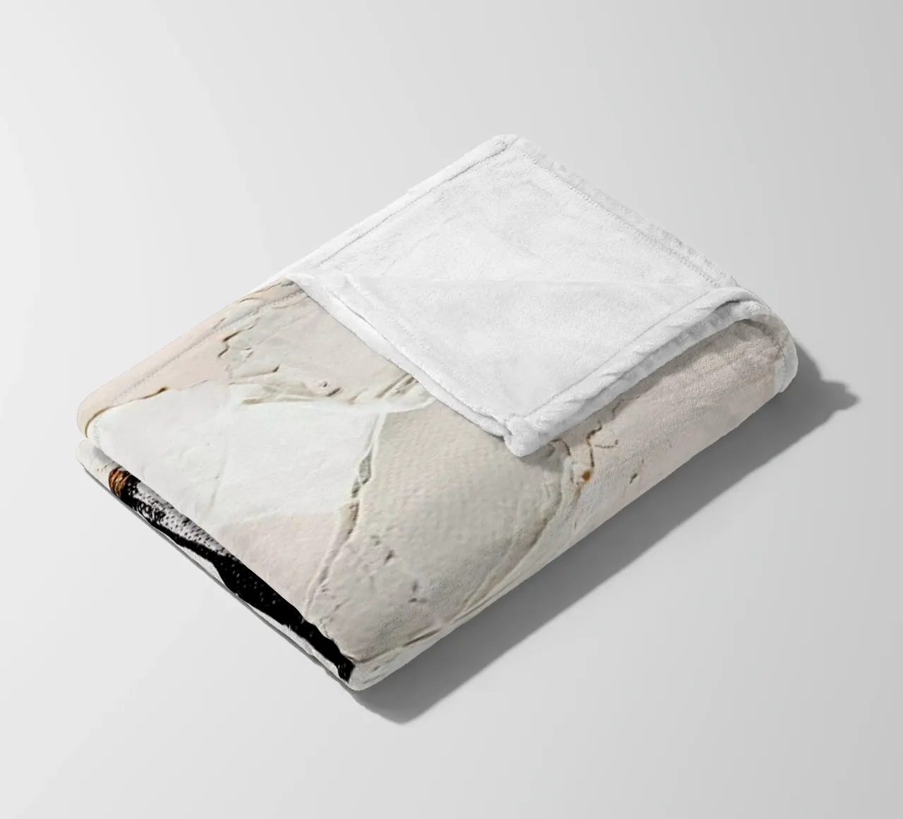 Neutral Abstract coperta in pile da Ingrid Beddoes