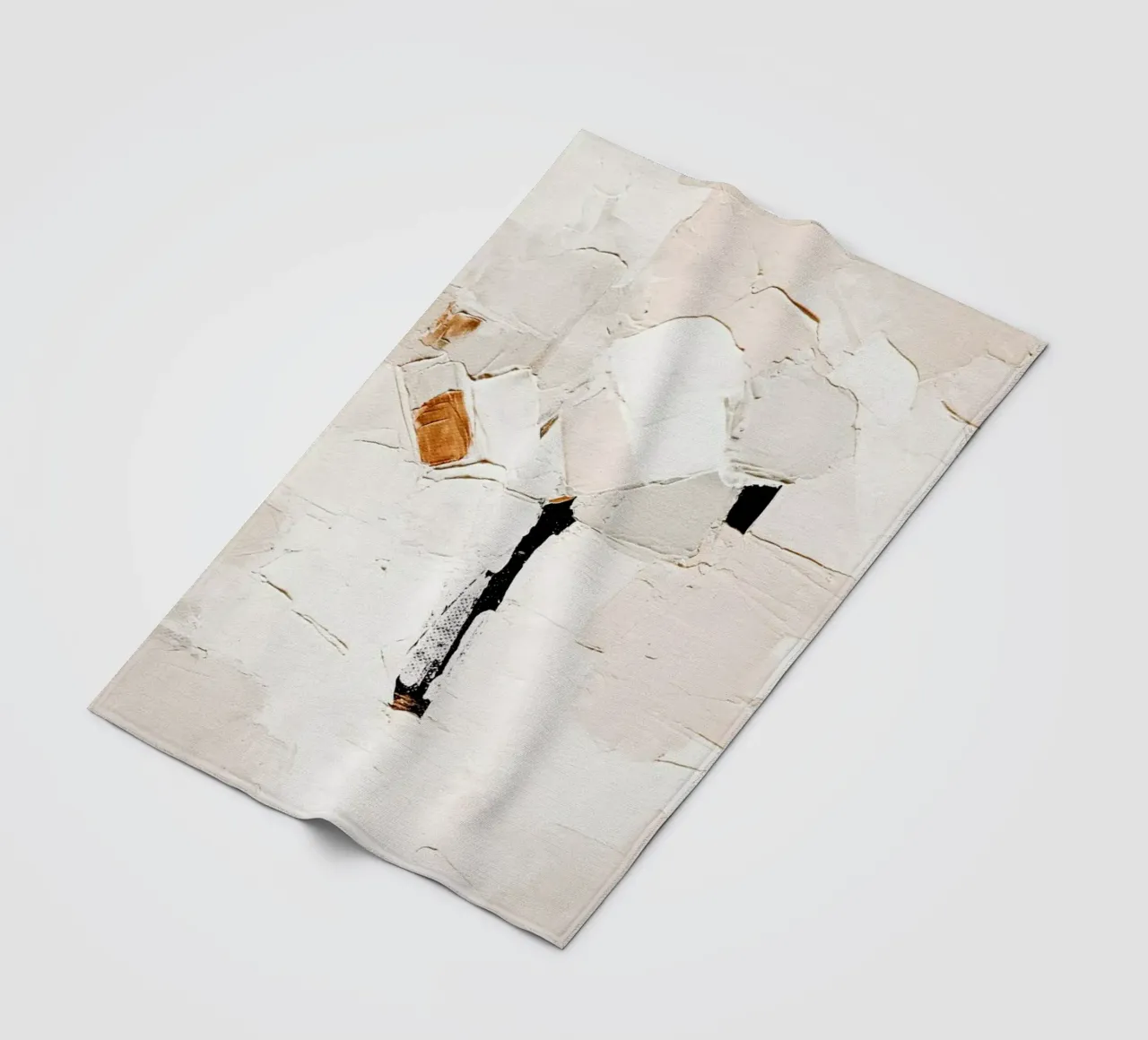 Neutral Abstract coperta in pile da Ingrid Beddoes