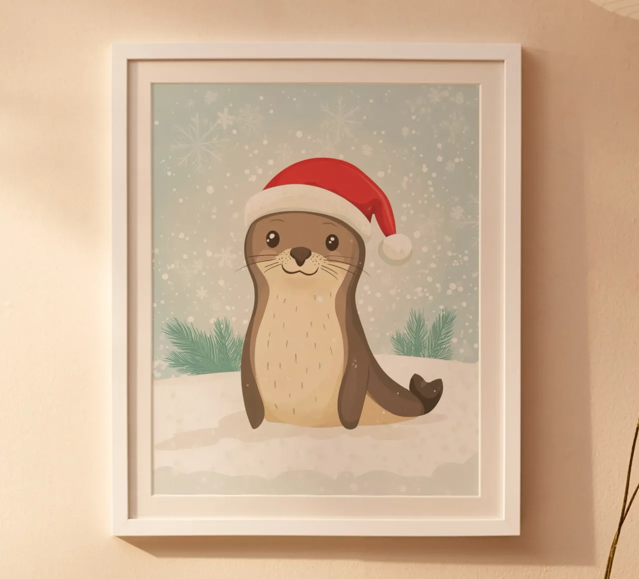 Foca de Navidad poster de Happy Littles
