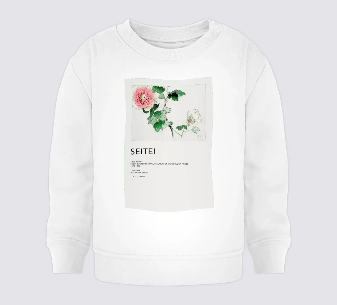 Seitei - Tree Peony felpa neonato da Vintage by JUNIQE