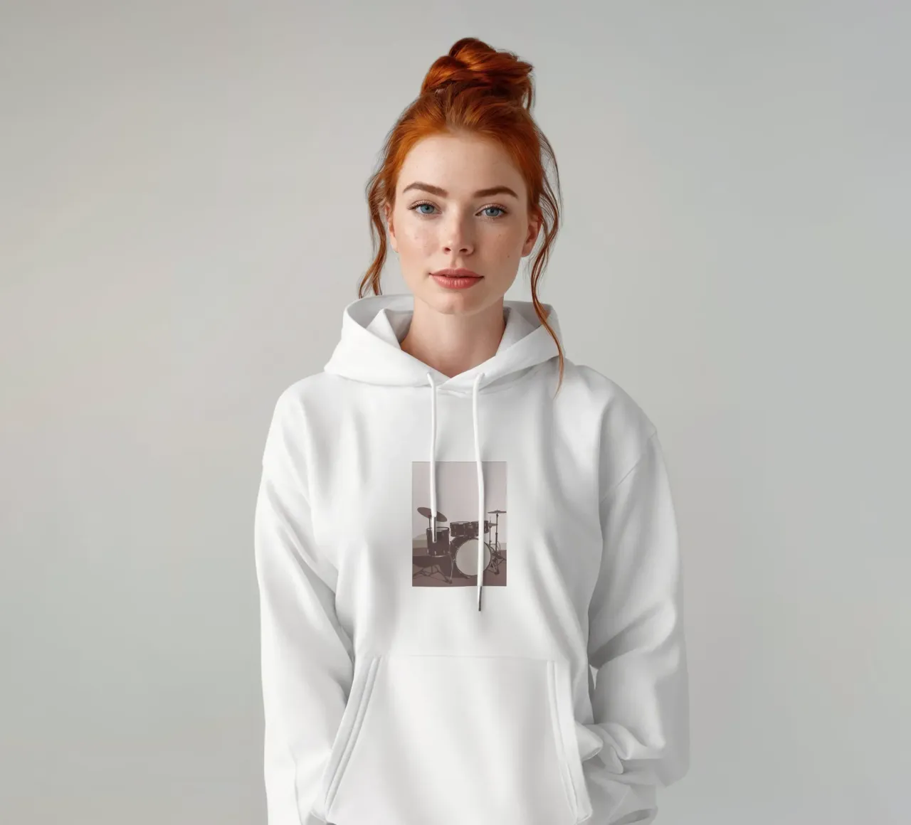 Batteria felpa con cappuccio da MUSIC EDITION