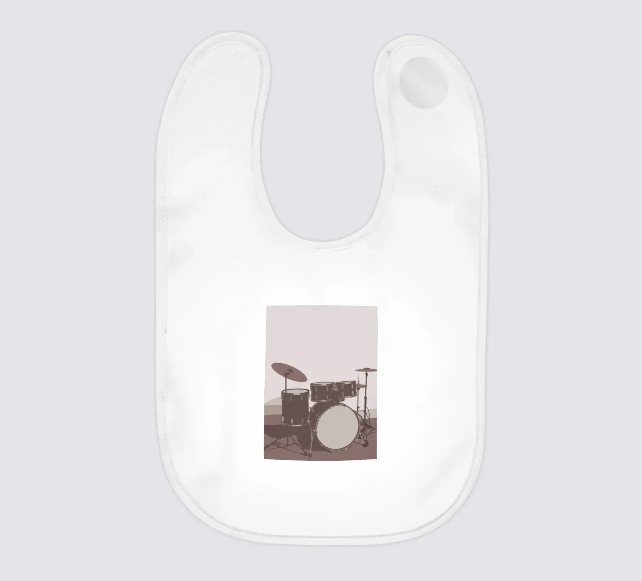Drum Set baby bib by MUSIC EDITION