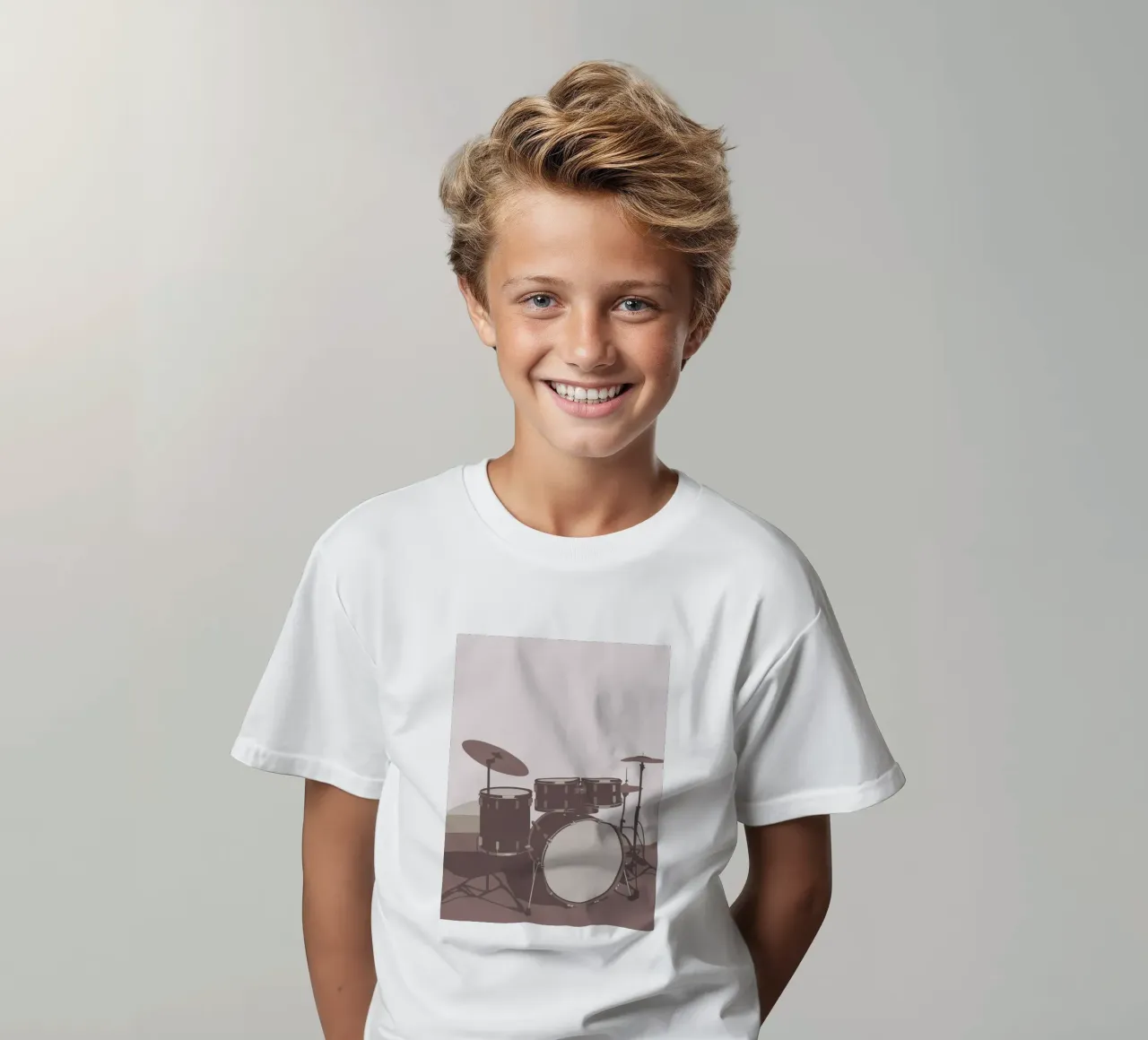 Drum Set t-shirt bambini da MUSIC EDITION