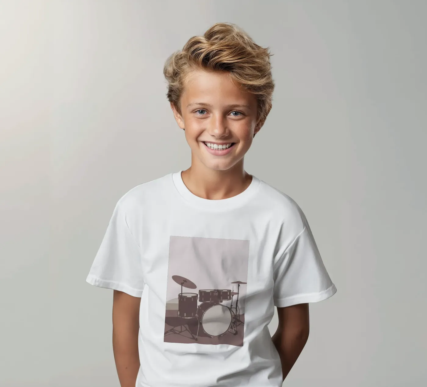 Batteria t-shirt bambini da MUSIC EDITION