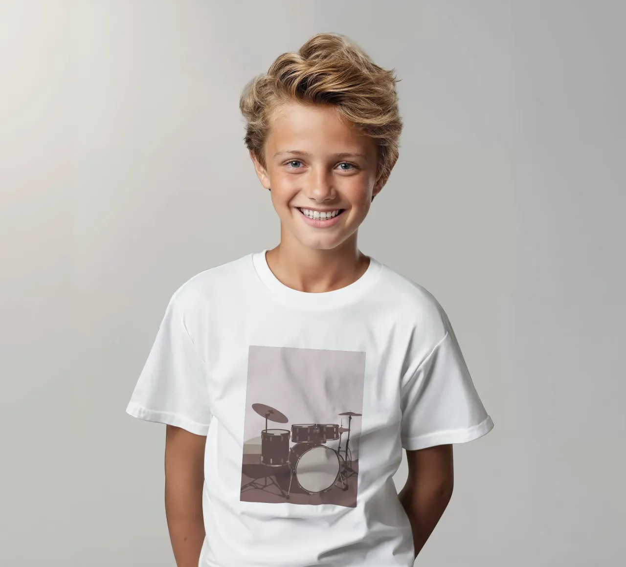 Drum Set t-shirt bambini da MUSIC EDITION