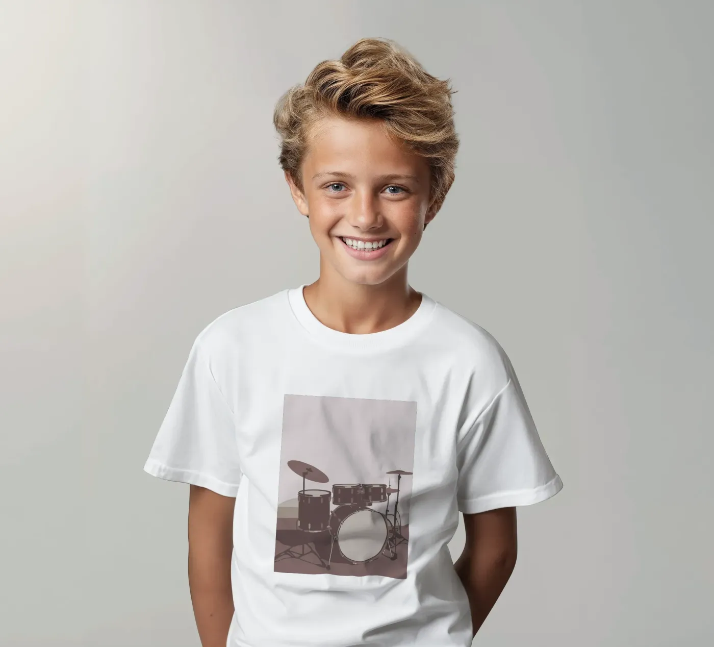 Batteria t-shirt bambini da MUSIC EDITION