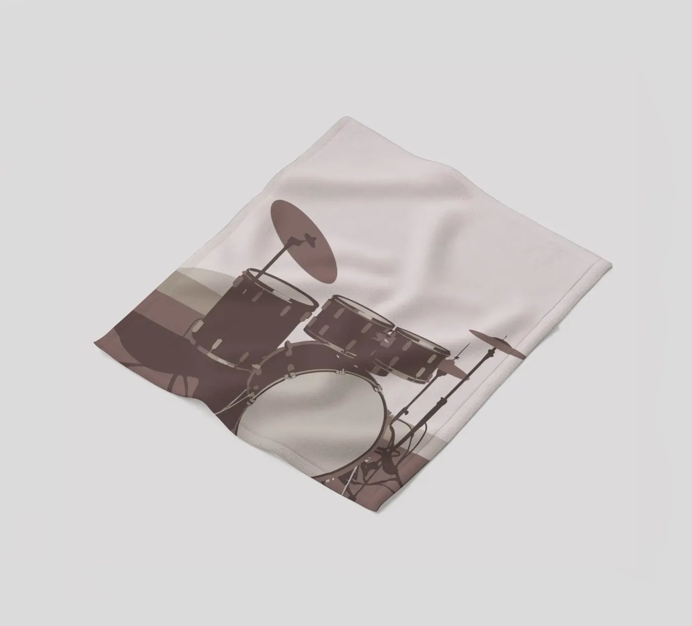 Drum Set Fleecedecke von MUSIC EDITION