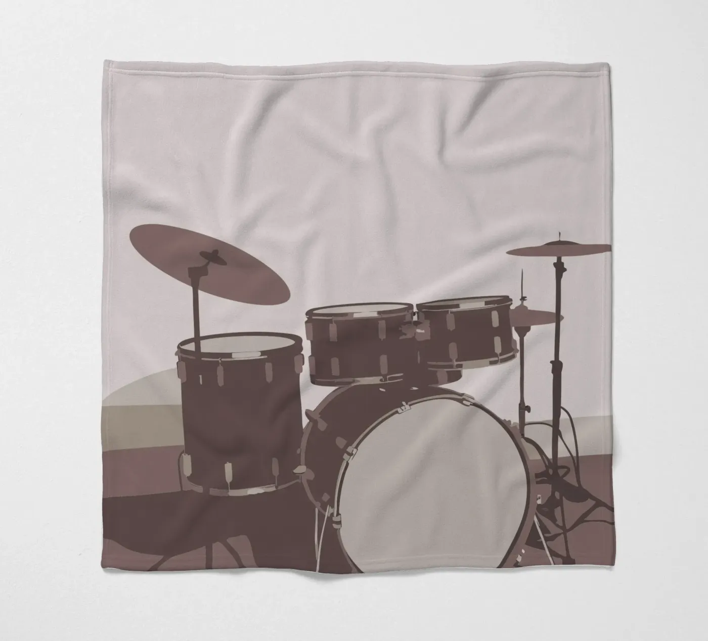 Drum Set Fleecedecke von MUSIC EDITION