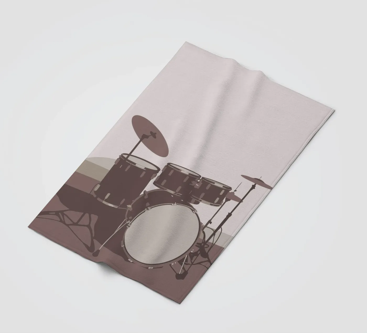 Drum Set fleece blanket by MUSIC EDITION