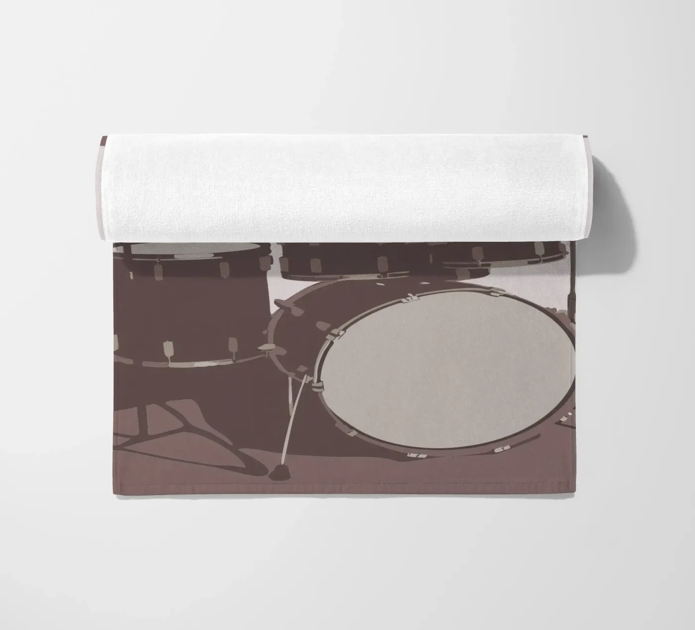 Drumstel strandhanddoek van MUSIC EDITION