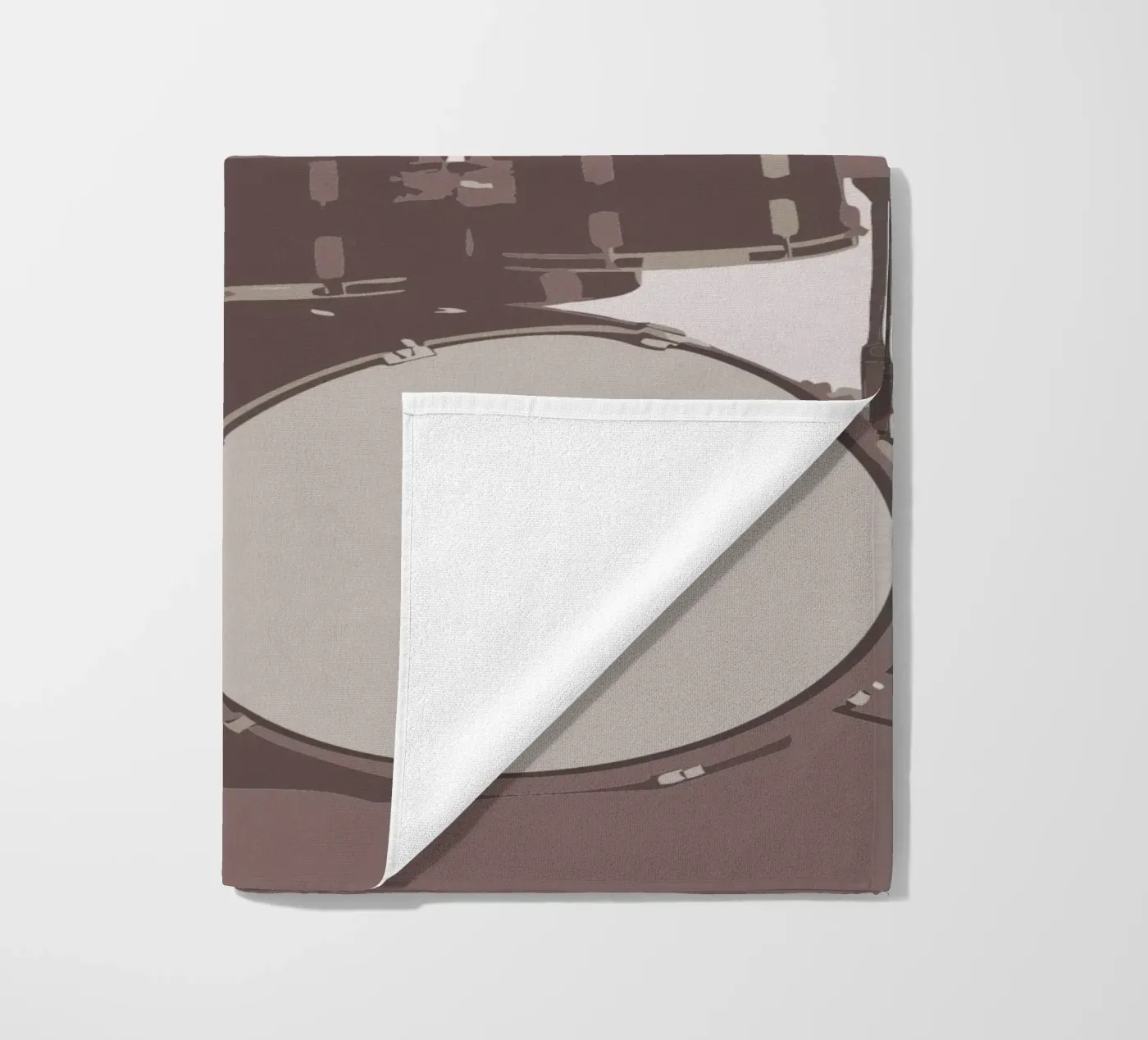 Drumstel strandhanddoek van MUSIC EDITION