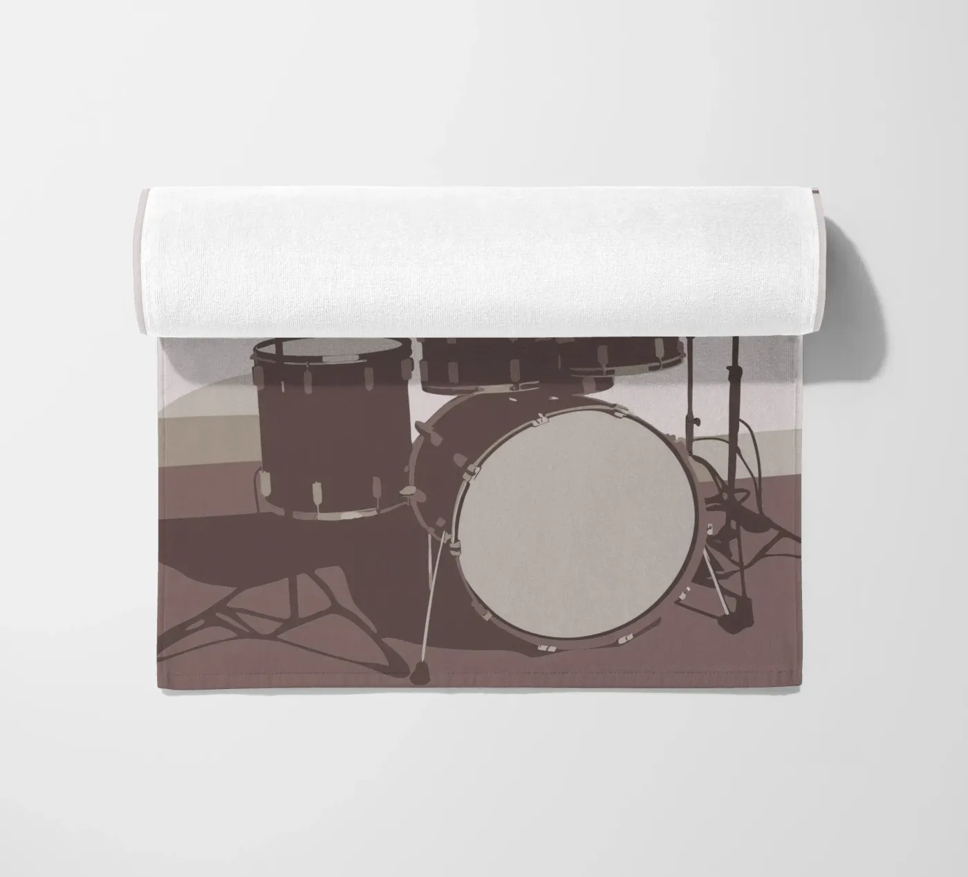 Drumstel strandhanddoek van MUSIC EDITION
