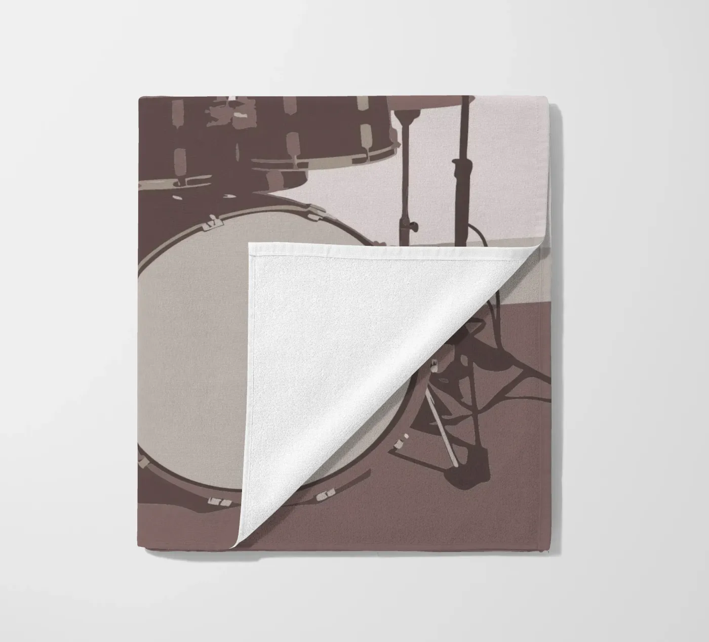 Drumstel strandhanddoek van MUSIC EDITION