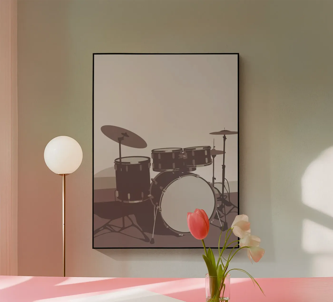 Set de batterie plexiglas de MUSIC EDITION
