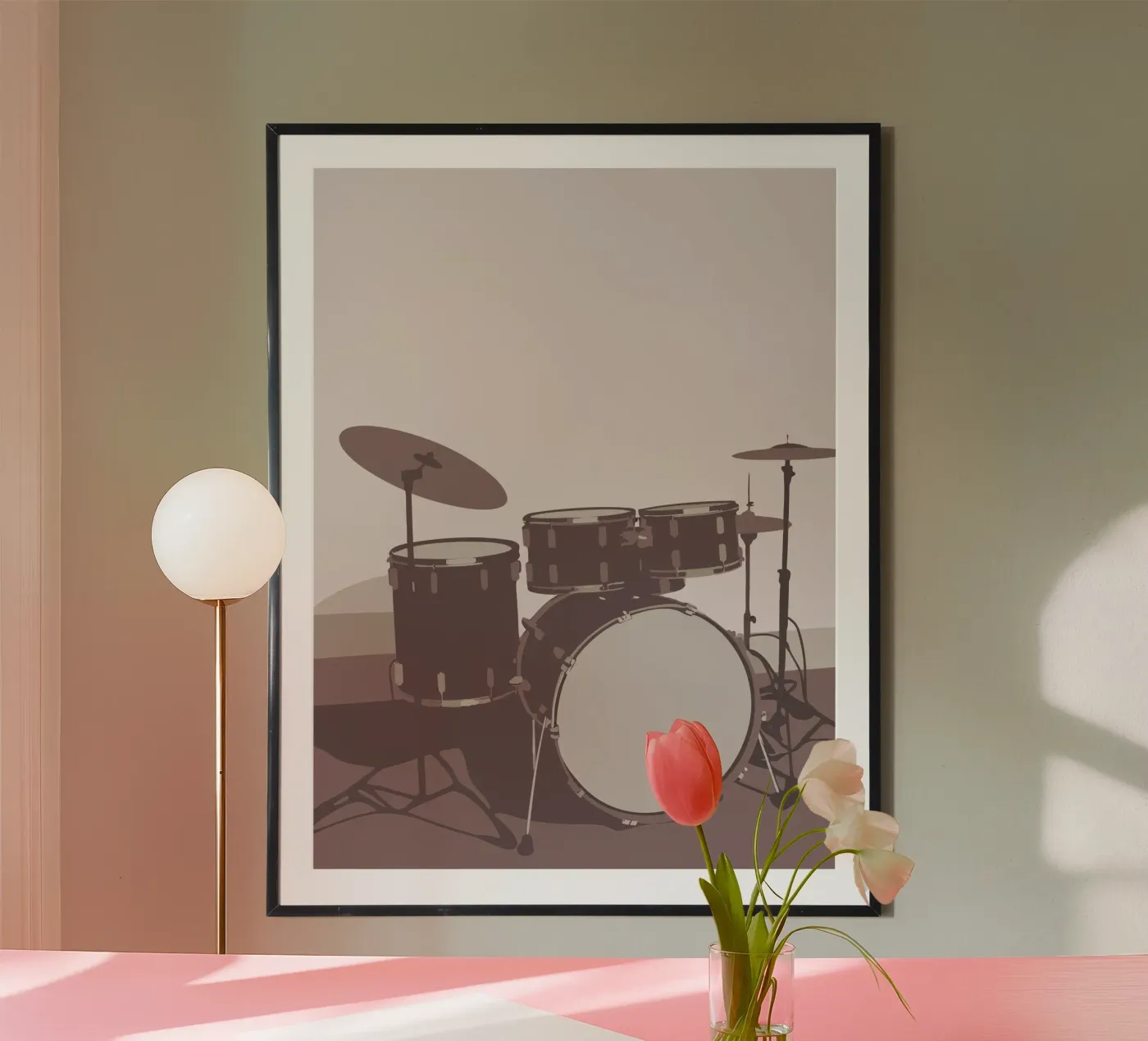 Set de batterie poster de MUSIC EDITION