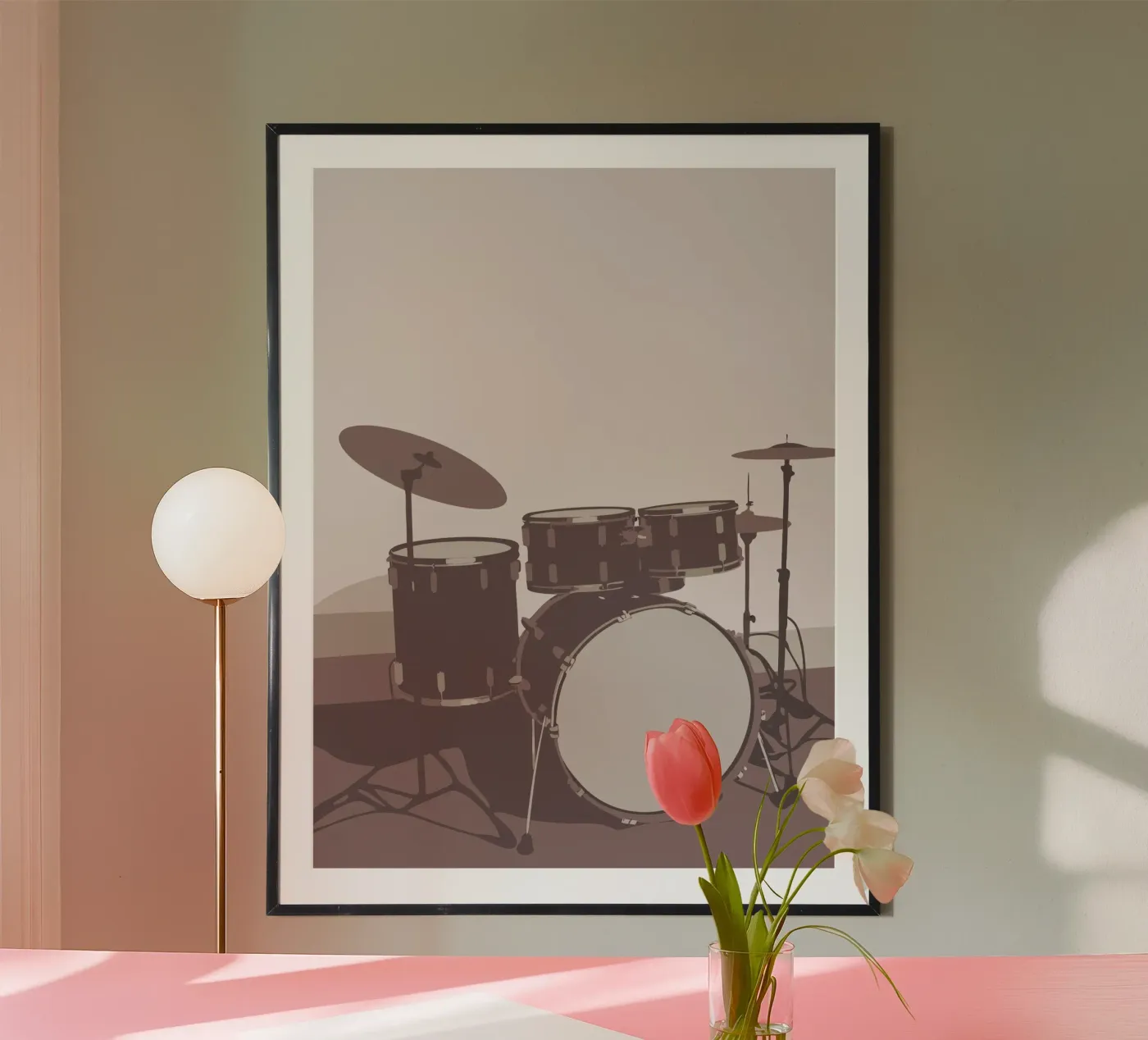 Drum Set Poster von MUSIC EDITION