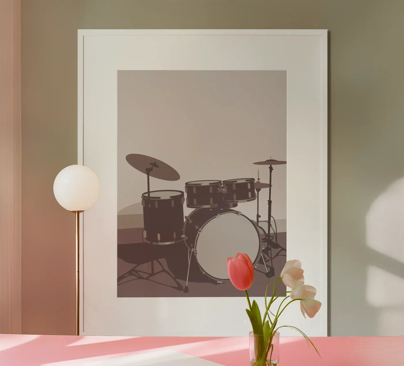 Drum Set Poster von MUSIC EDITION