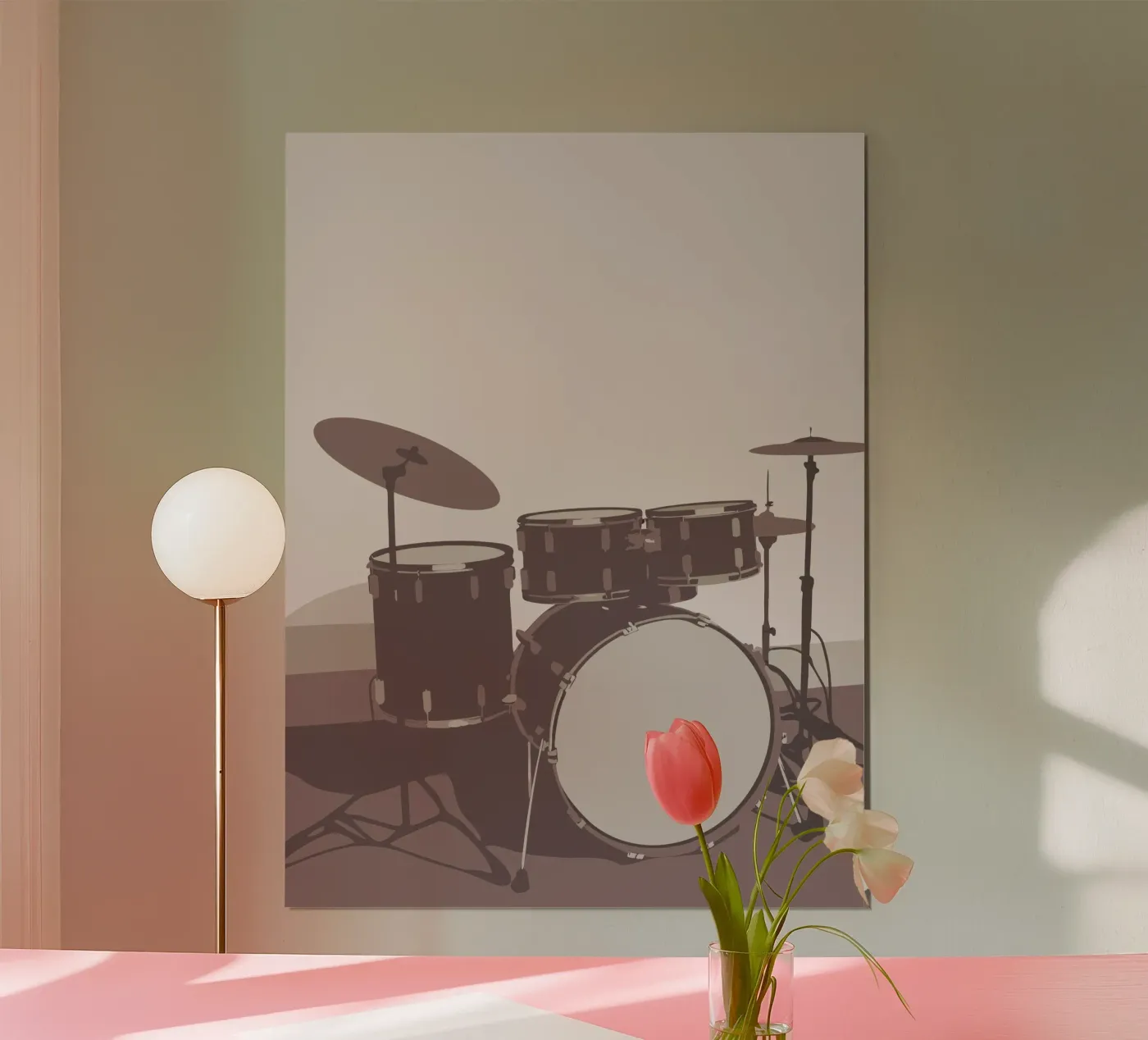 Drum Set Poster von MUSIC EDITION