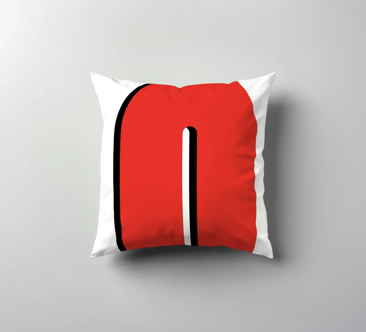 Red Curve cuscino da galihstudio
