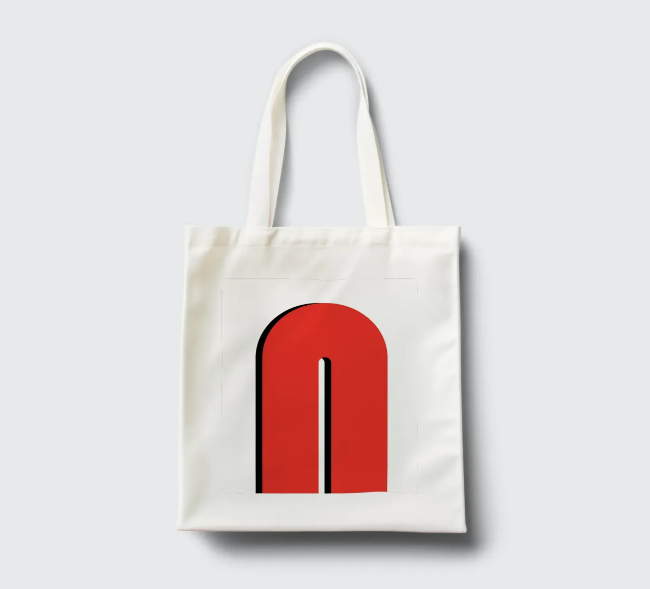 Red Curve borsa in juta da galihstudio