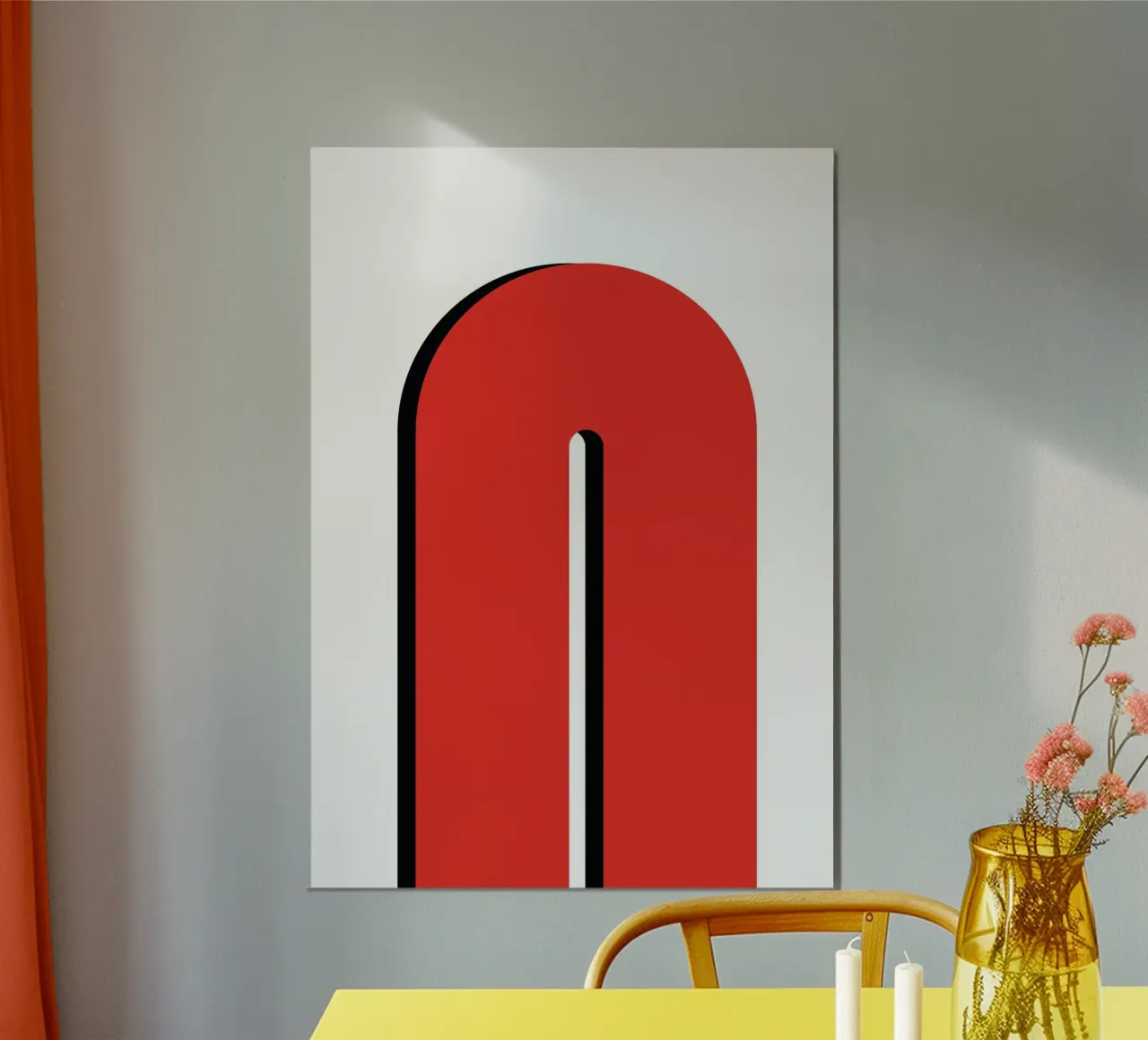 Red Curve alluminio dibond da galihstudio