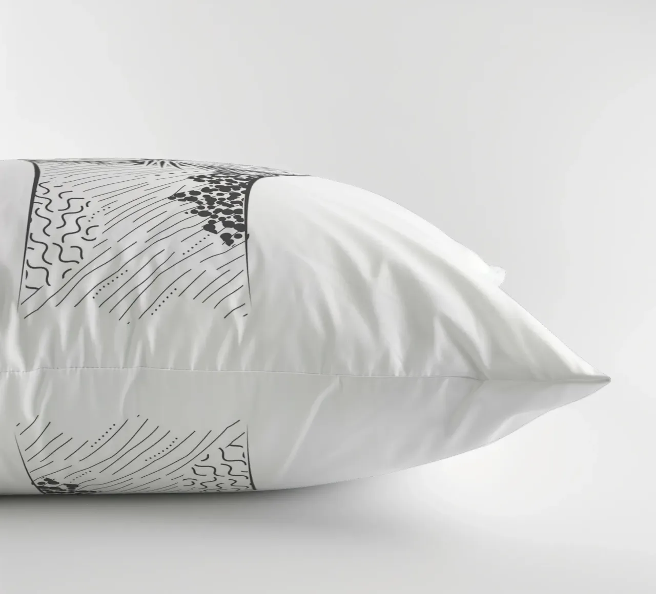 Smiling camel with ornate patterns decorative cushion by NA/MO