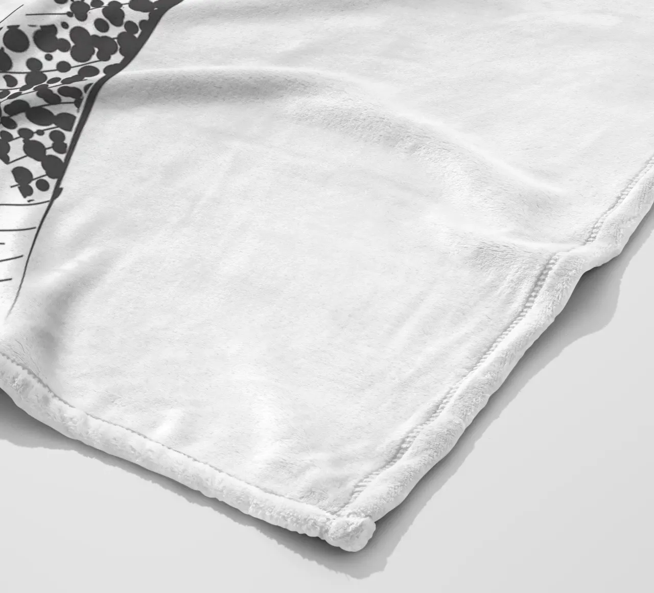 Smiling camel with ornate patterns fleece blanket by NA/MO