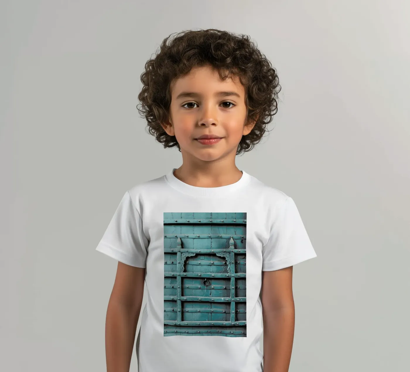 Blue Door t-shirt bambini da Victoria Frost