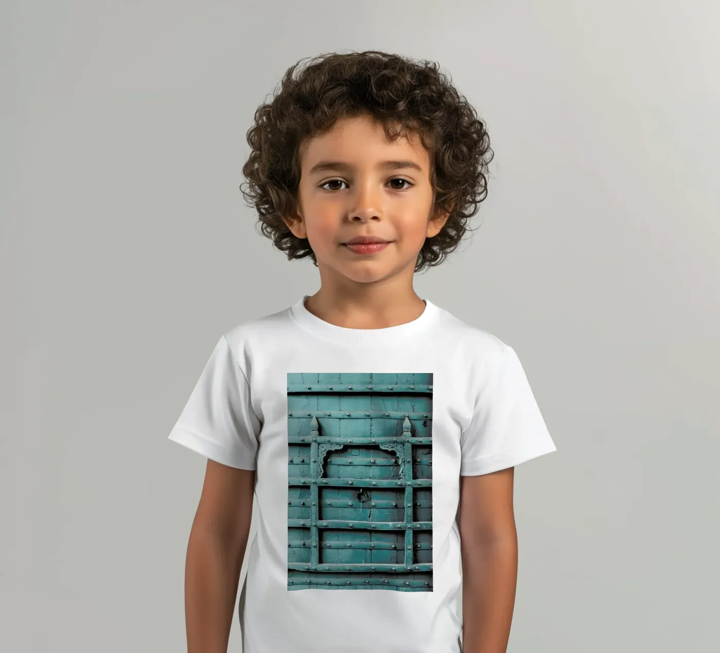 Blue Door t-shirt bambini da Victoria Frost