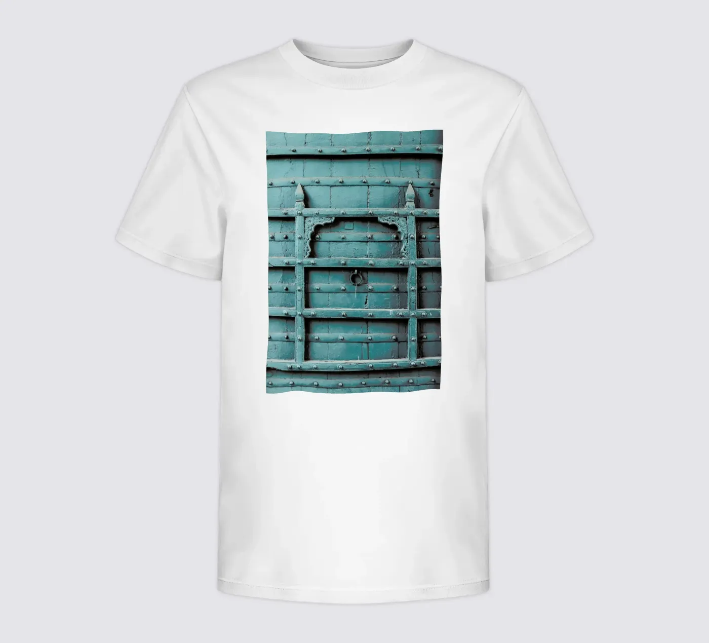 Blue Door t-shirt bambini da Victoria Frost