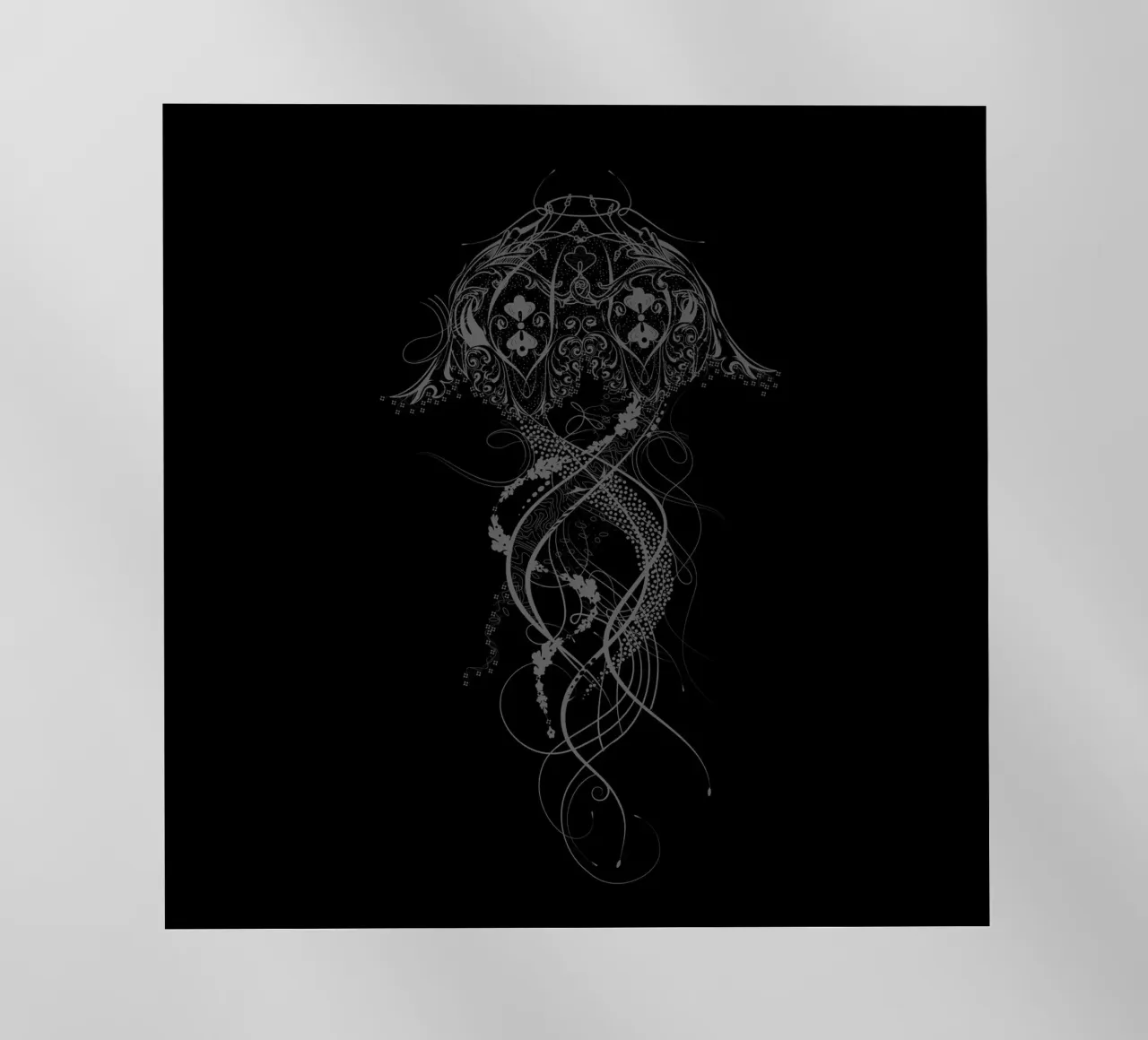 Ornamental jellyfish - elegance of depth backlit film by NA/MO