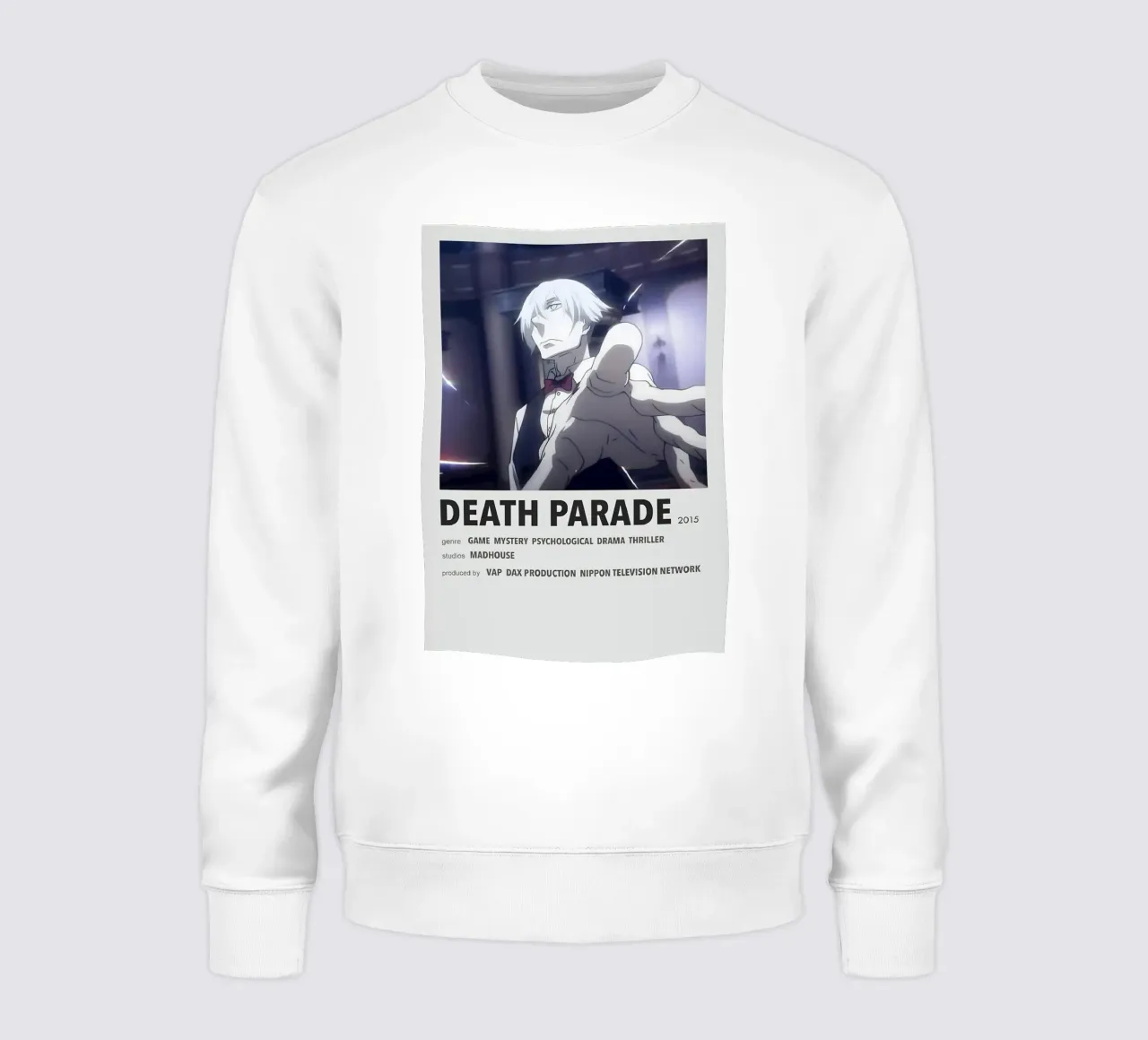 DEATH PARADE 2015 felpa da Totoya