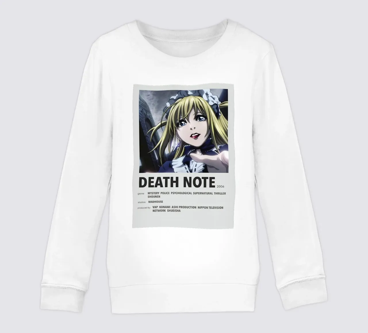 DEATH NOTE  2006 felpa bambino da Totoya