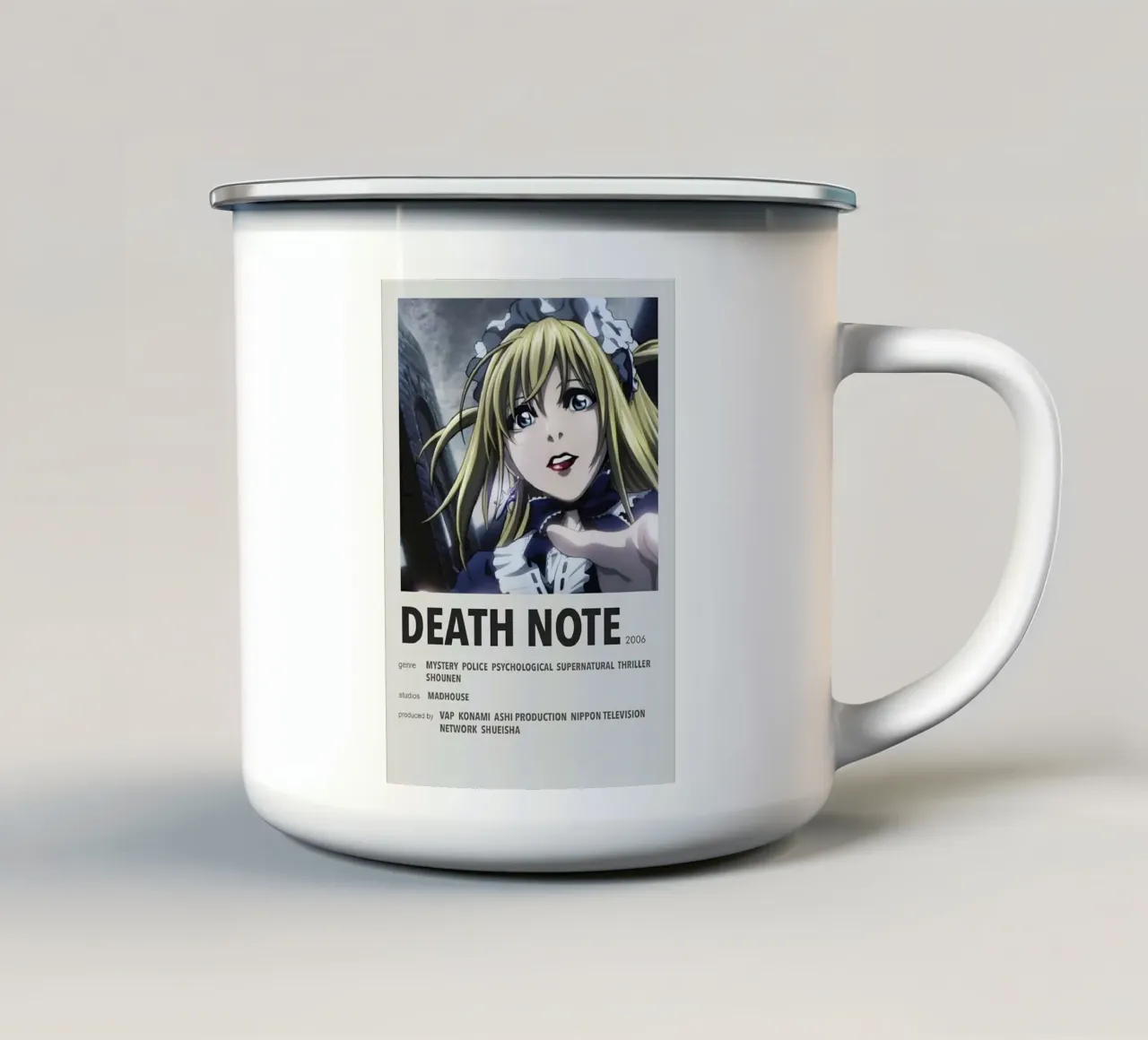 DEATH NOTE  2006 tazza in smalto da Totoya