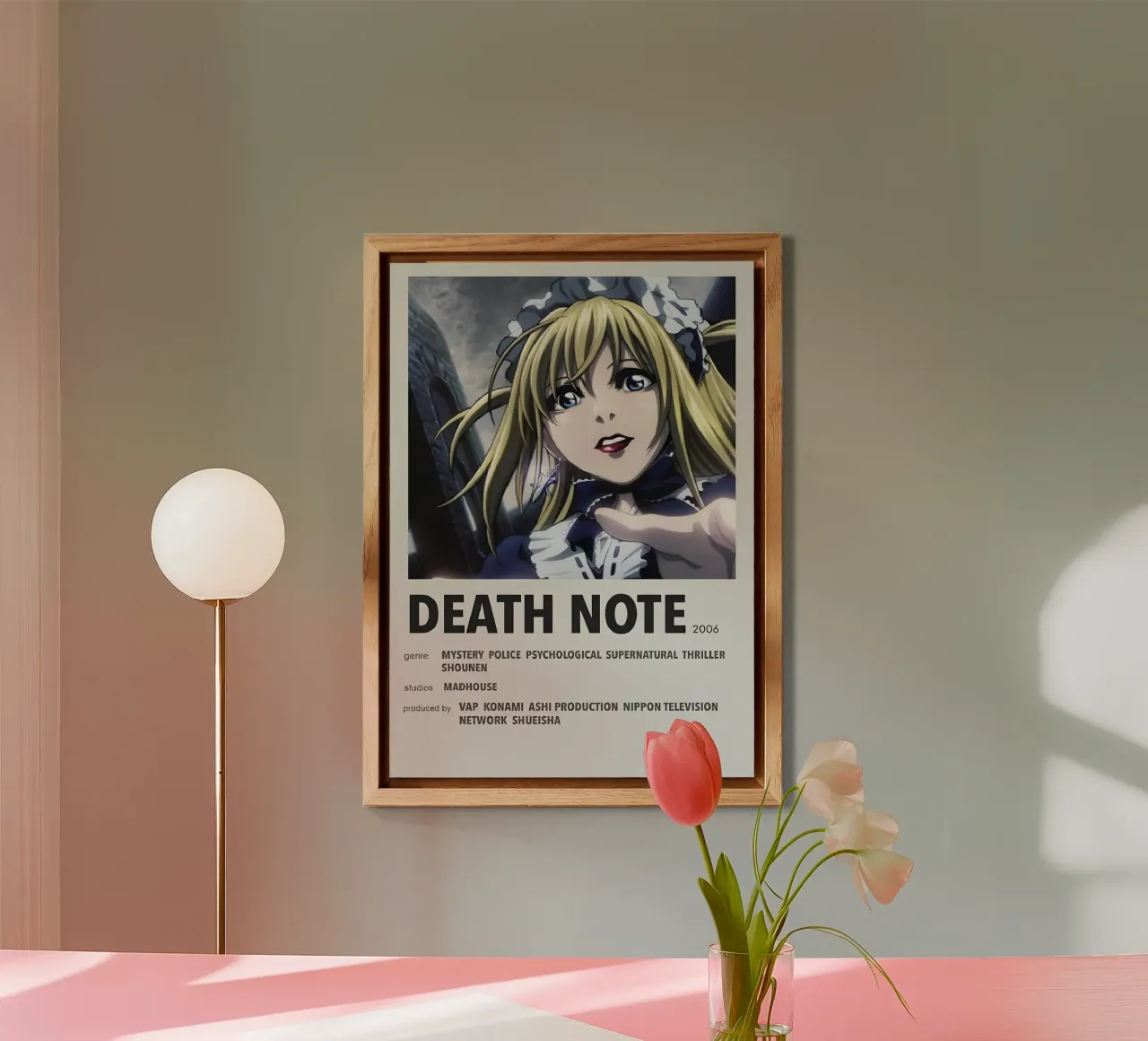 DEATH NOTE  2006 alu-dibond by Totoya