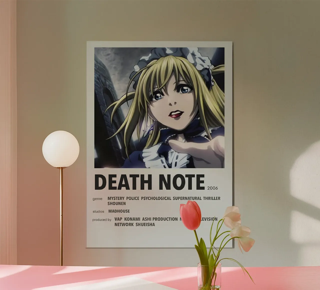DEATH NOTE  2006 alu-dibond by Totoya
