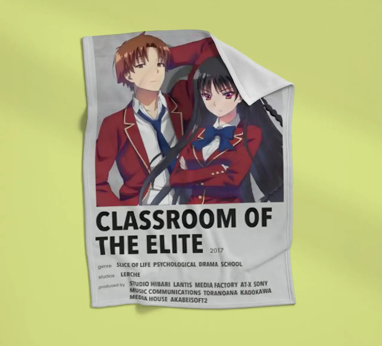 CLASSROOM OF THE ELITE 2017 coperta in pile da Totoya