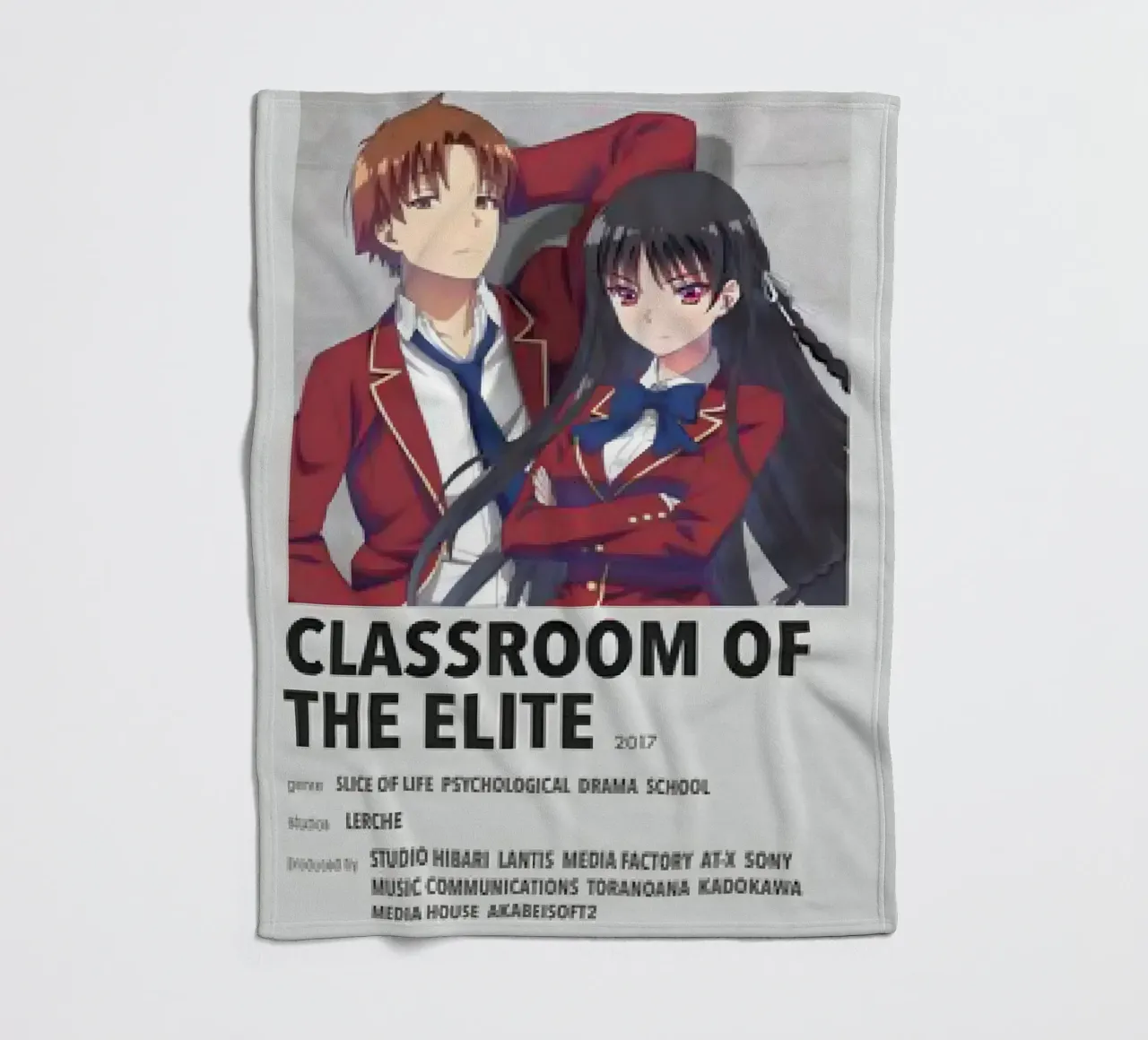 CLASSROOM OF THE ELITE 2017 coperta in pile da Totoya