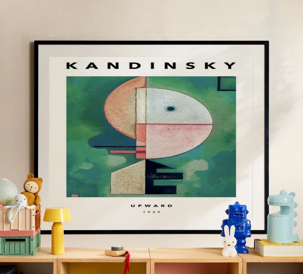 Kandinsky aufwärts Poster von Witon name shop