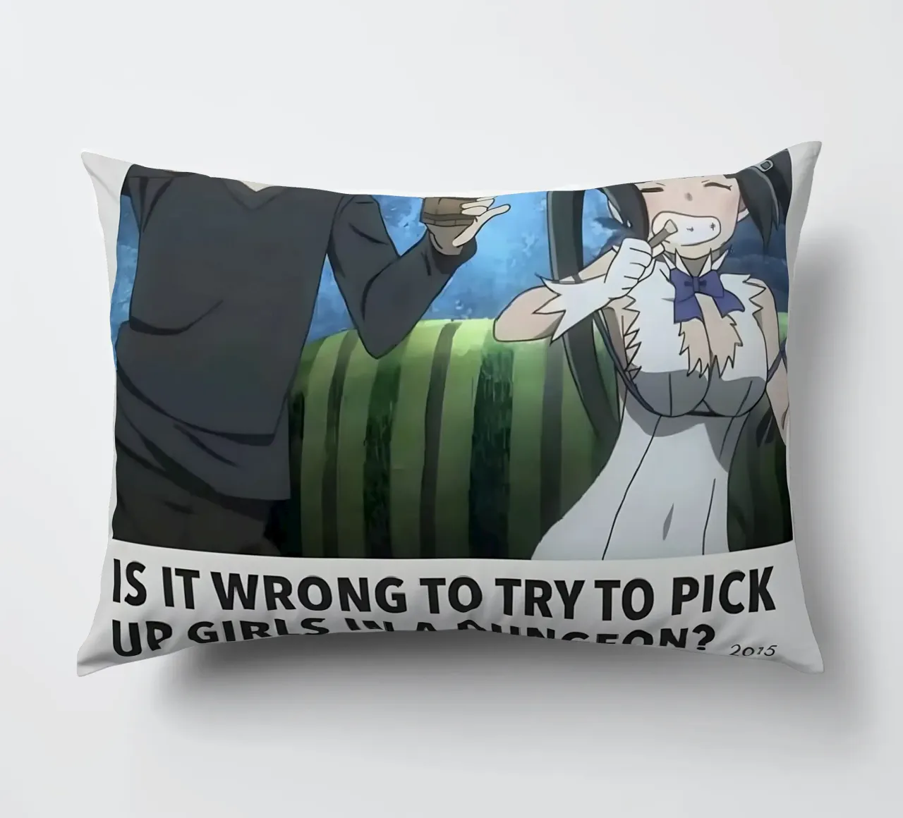 IS IT WRONG TO TRY TO PICK UP GIRLS IN A DUNGEON? 2015 cuscino da Totoya