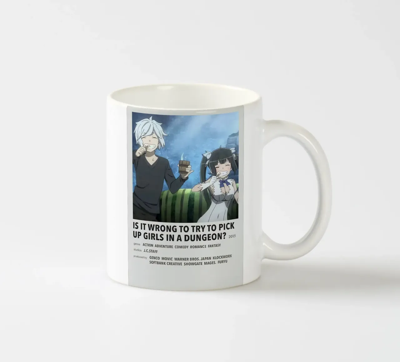 IS IT WRONG TO TRY TO PICK UP GIRLS IN A DUNGEON? 2015 tazza in ceramica da Totoya