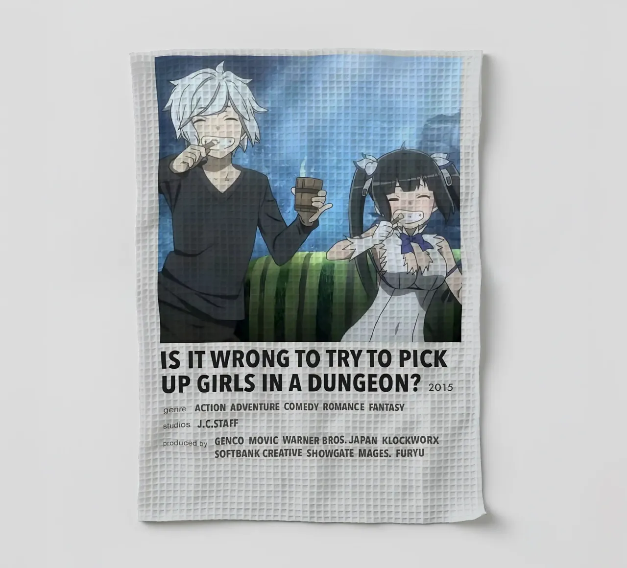 IS IT WRONG TO TRY TO PICK UP GIRLS IN A DUNGEON? 2015 canovaccio da cucina da Totoya