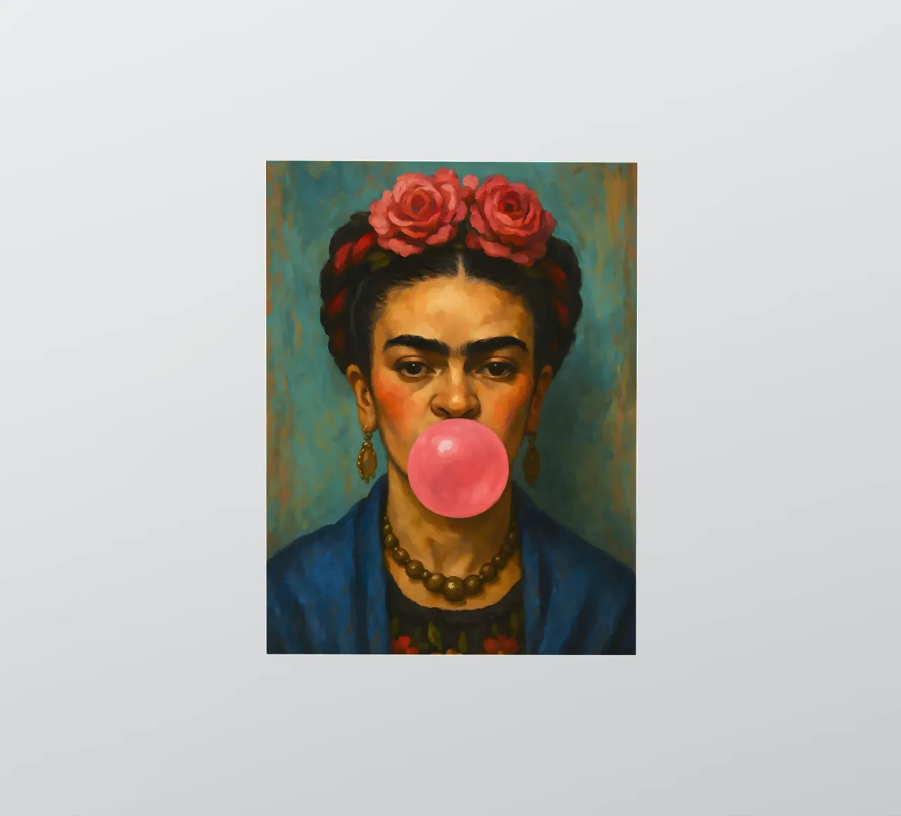 Chicle Frida Kahlo pegatina de ARTOMATIC